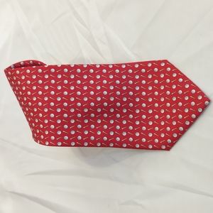Sero Red Silk Golf Tie